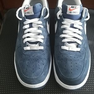 Navy Suede AF-1 size 13